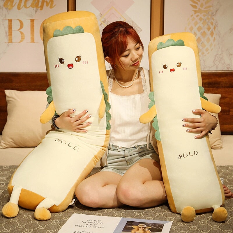 Long Burrito Wrap Bread Plushie