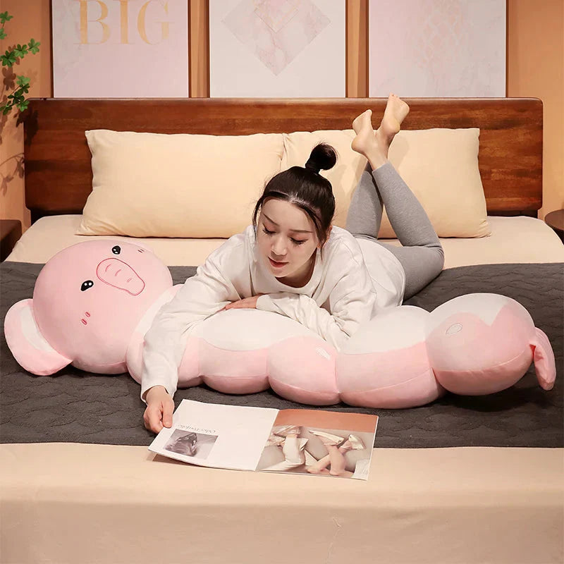 Long Caterpillar Cat Koala Elephant Plushie Collection