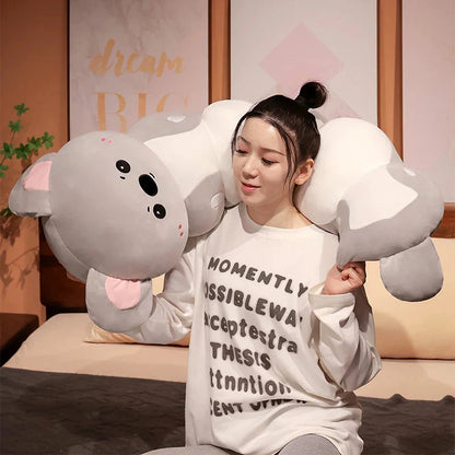 Long Caterpillar Cat Koala Elephant Plushie Collection