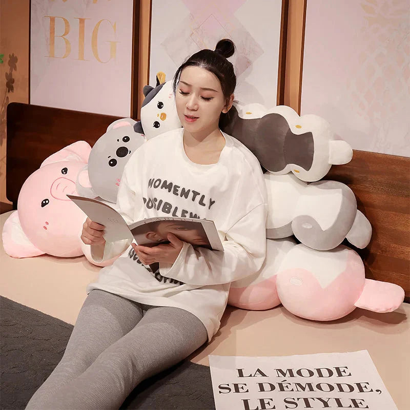 Long Caterpillar Cat Koala Elephant Plushie Collection