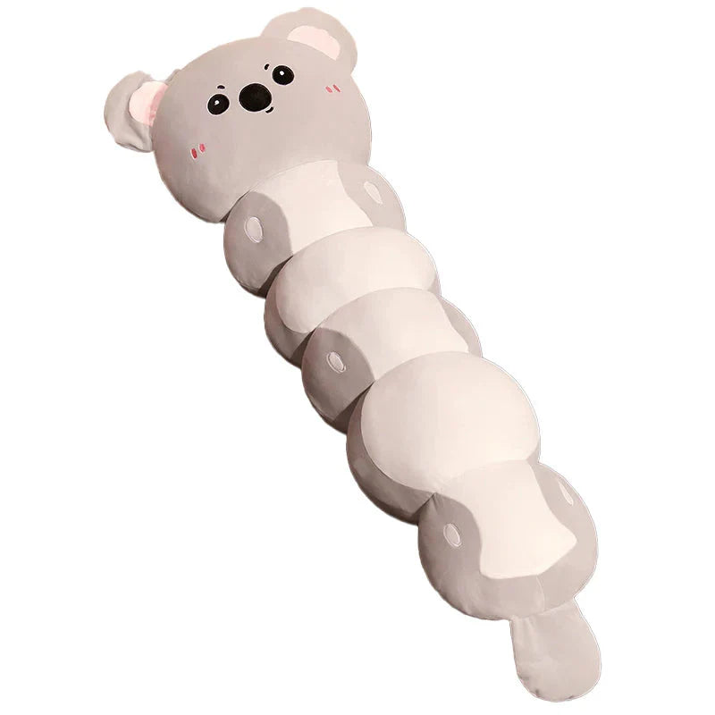 Long Caterpillar Cat Koala Elephant Plushie Collection