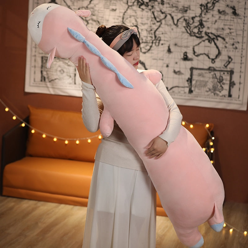 Long Cuddly Hippo Cow Sheep Plushies