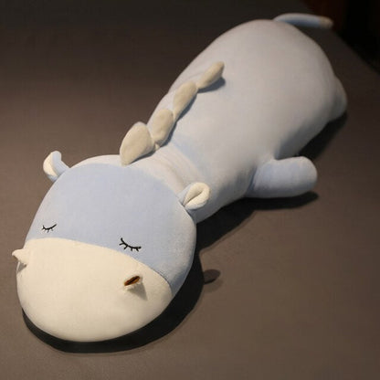Long Cuddly Hippo Cow Sheep Plushies