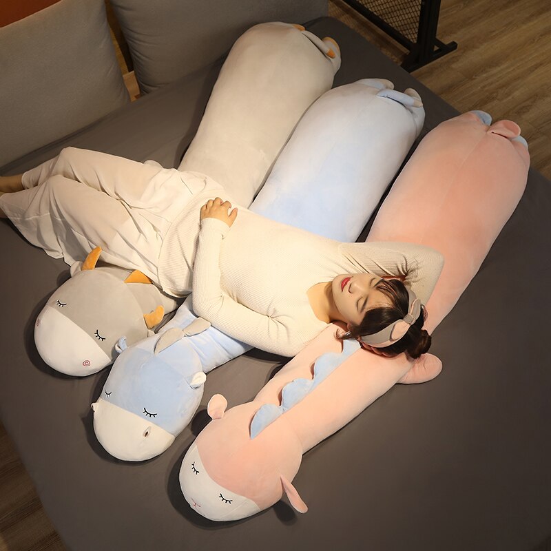 Long Cuddly Hippo Cow Sheep Plushies