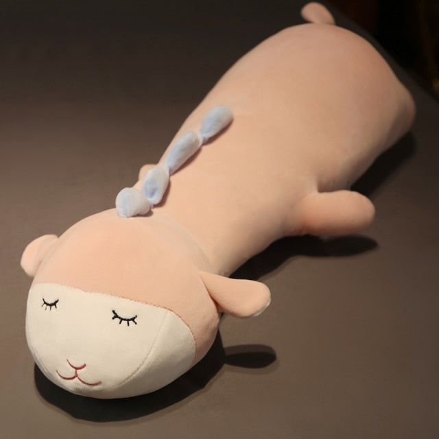 Long Cuddly Hippo Cow Sheep Plushies