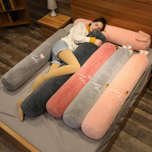 Long Fluffy Animal Body Pillow Plushies