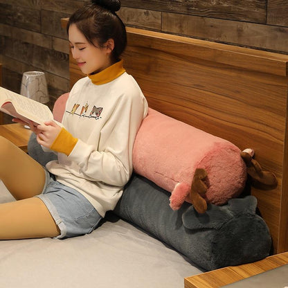 Long Fluffy Animal Body Pillow Plushies