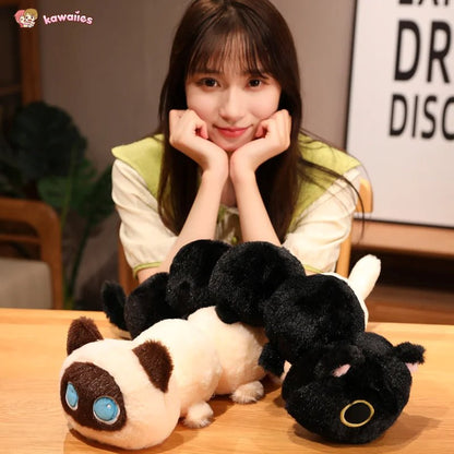 Long Fluffy Cat Caterpillar Plushies