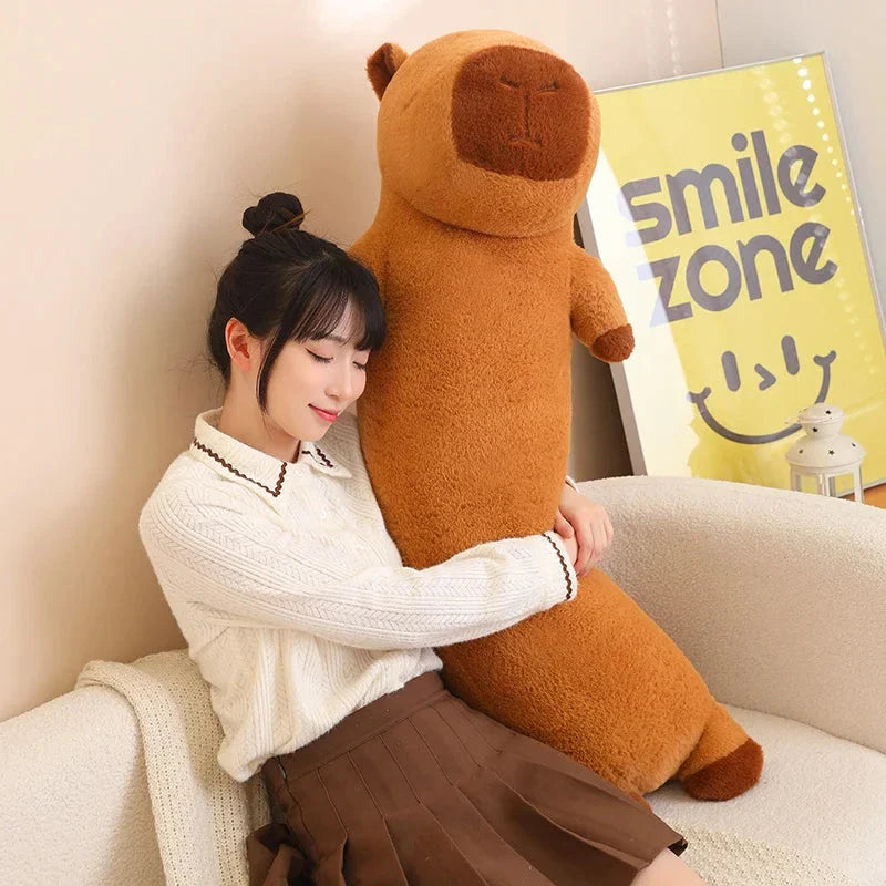 Long Fluffy Cute Capybara Plushies