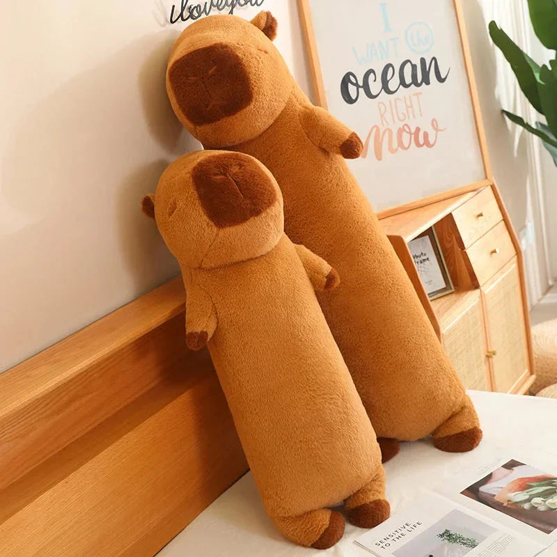 Long Fluffy Cute Capybara Plushies