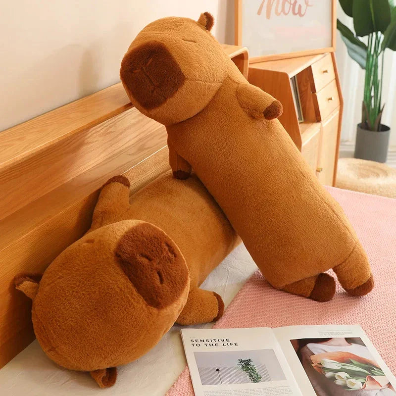 Long Fluffy Cute Capybara Plushies