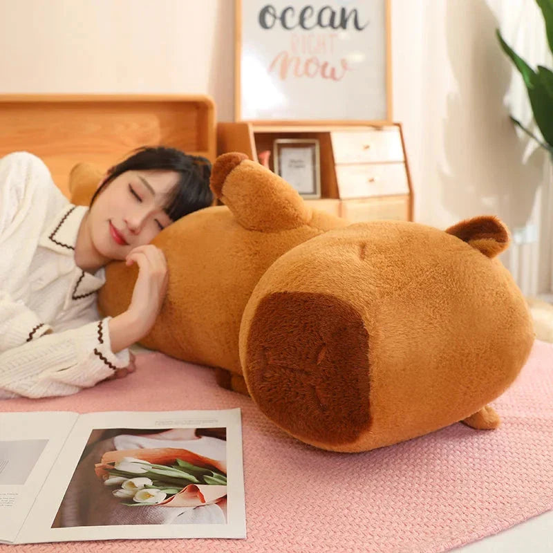 Long Fluffy Cute Capybara Plushies