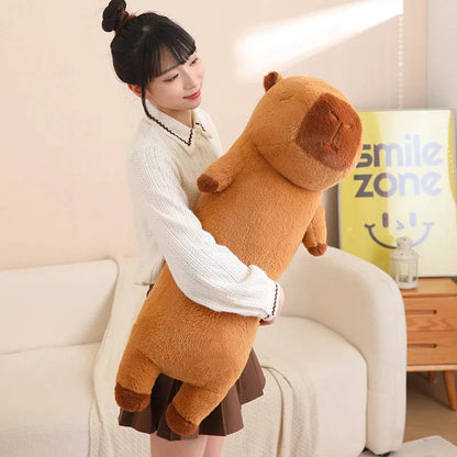 Long Fluffy Cute Capybara Plushies