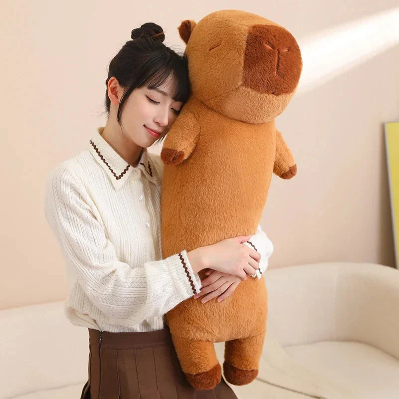 Long Fluffy Cute Capybara Plushies
