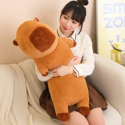 Long Fluffy Cute Capybara Plushies