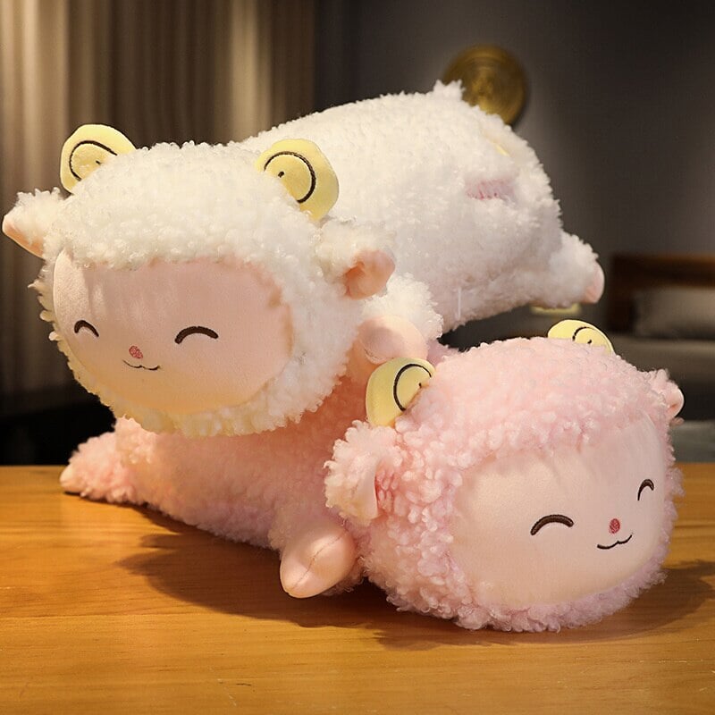 Long Fluffy 'Happy' Alpaca Llama Plush