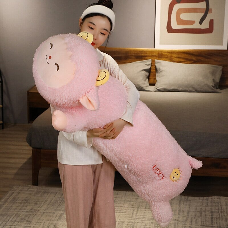 Long Fluffy 'Happy' Alpaca Llama Plush