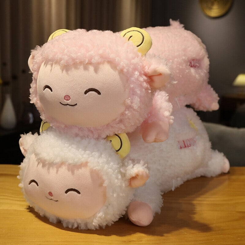 Long Fluffy 'Happy' Alpaca Llama Plush