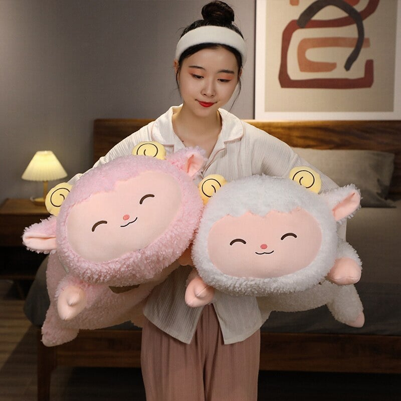 Long Fluffy 'Happy' Alpaca Llama Plush