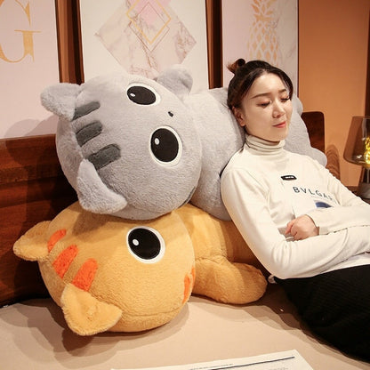 Long Fluffy Huge Cat Family Plushies