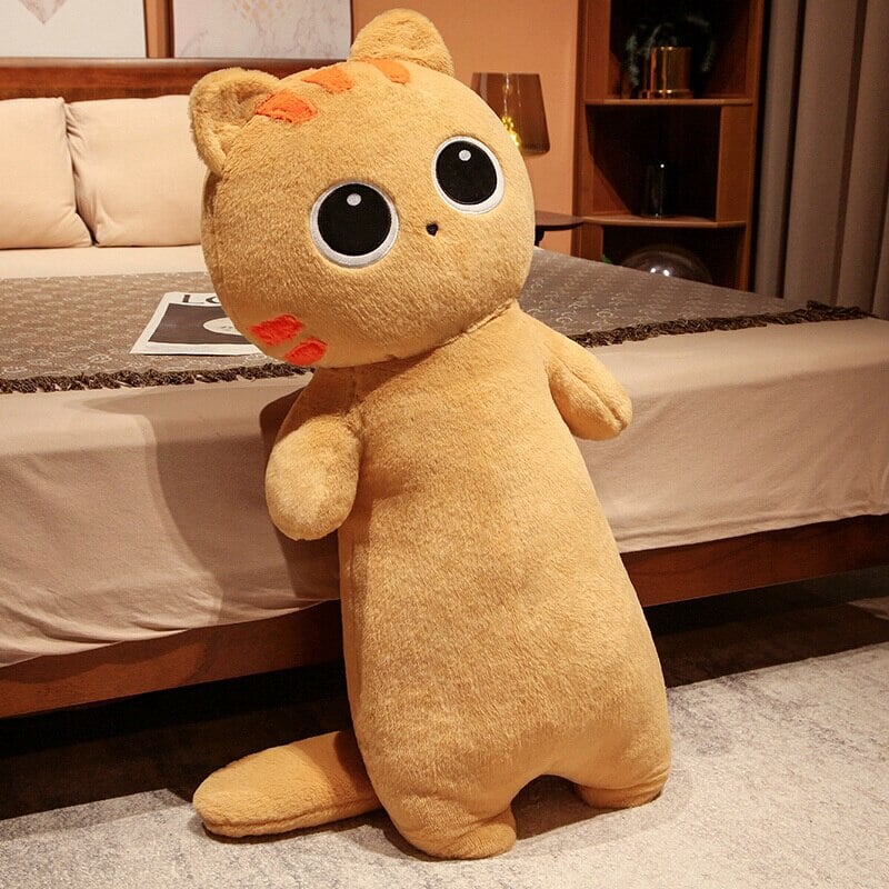 Long Fluffy Huge Cat Family Plushies