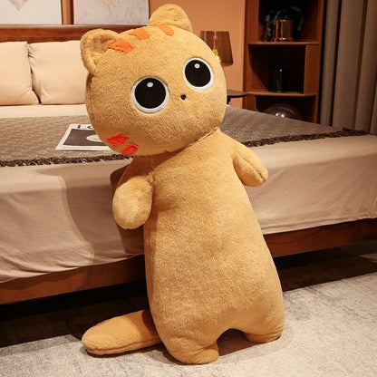 Long Fluffy Huge Cat Family Plushies