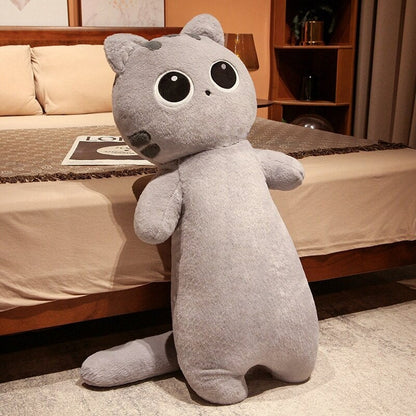 Long Fluffy Huge Cat Family Plushies
