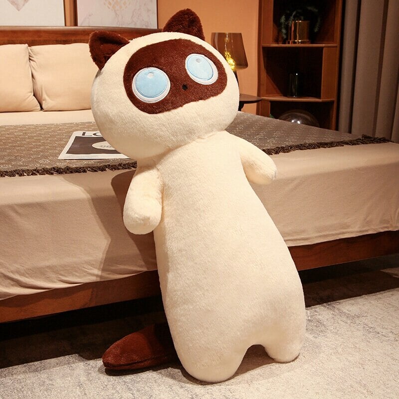 Long Fluffy Huge Cat Family Plushies