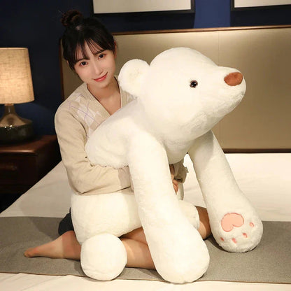 Long Giant Cuddly Teddy Bear Panda Polar Bear Plushies