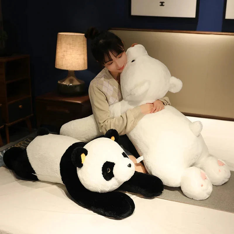 Long Giant Cuddly Teddy Bear Panda Polar Bear Plushies
