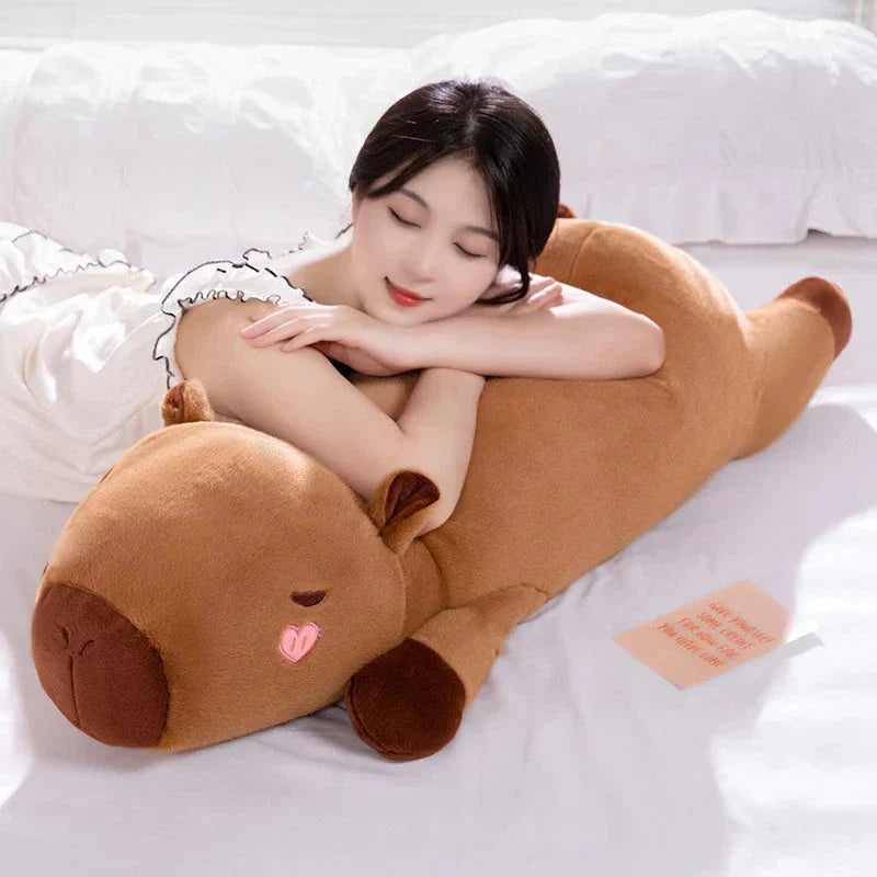 Long Kawaii Angel Capybara Plushies