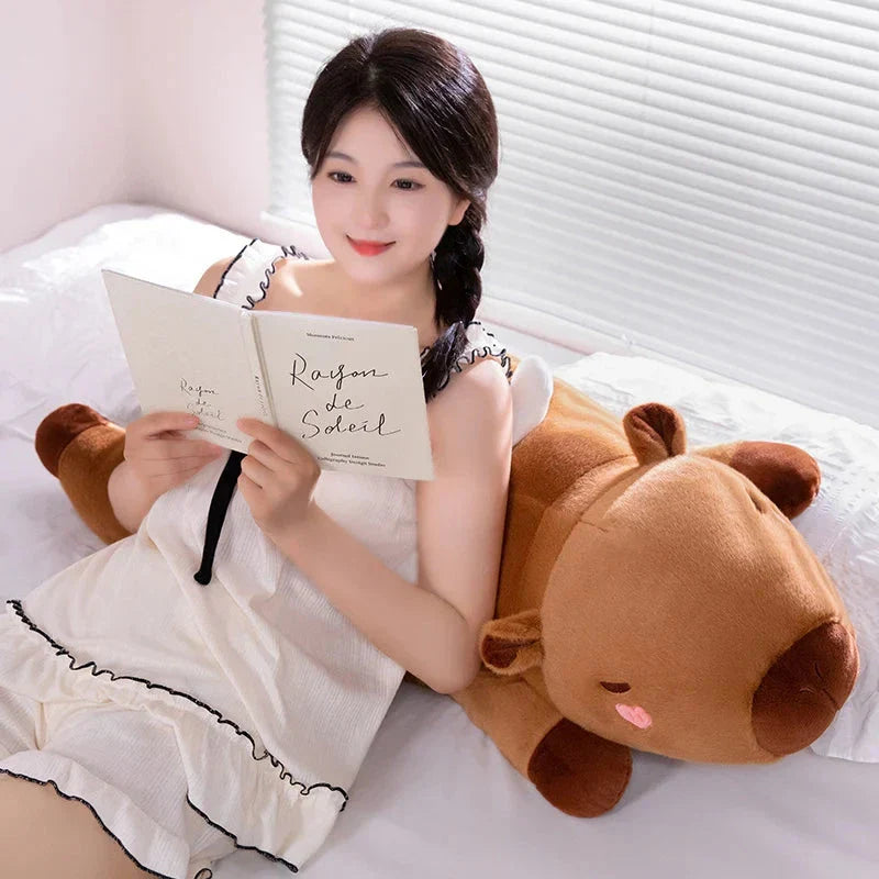 Long Kawaii Angel Capybara Plushies