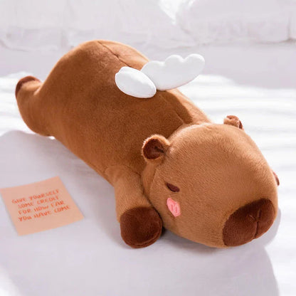Long Kawaii Angel Capybara Plushies