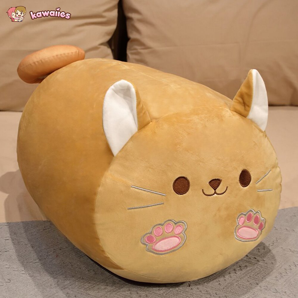 Long Kawaii Shiba Inu Cat Pillow Plush
