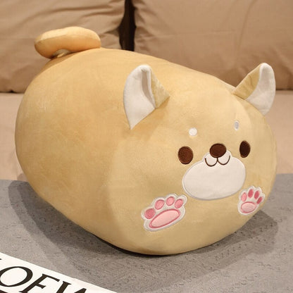 Long Kawaii Shiba Inu Cat Pillow Plush