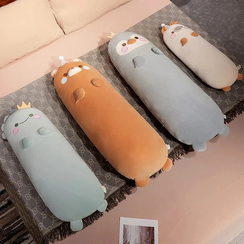 Long Kawaii Snuggly Animal Plushies