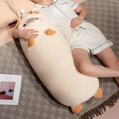 Long Kawaii Snuggly Animal Plushies