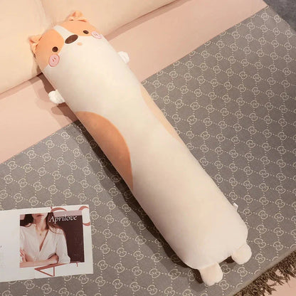 Long Kawaii Snuggly Dog Plushies