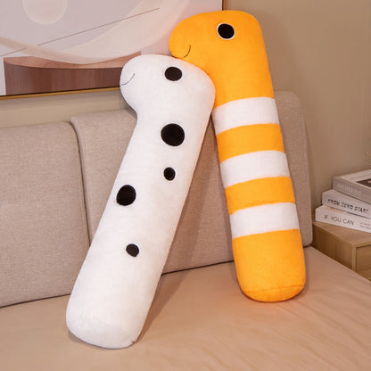 Long Ocean White Orange Eel Plushies