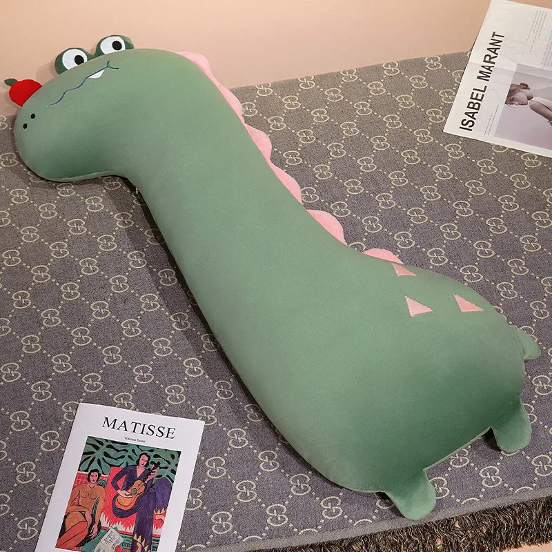 Long Pancake Dino Dog Crocodile Giraffe Pillow Plush