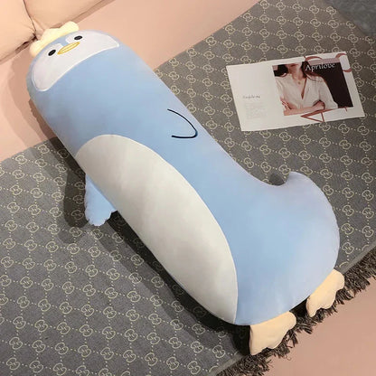 Long Penguin Shiba Pig Zebra Snuggle Buddy Plushies