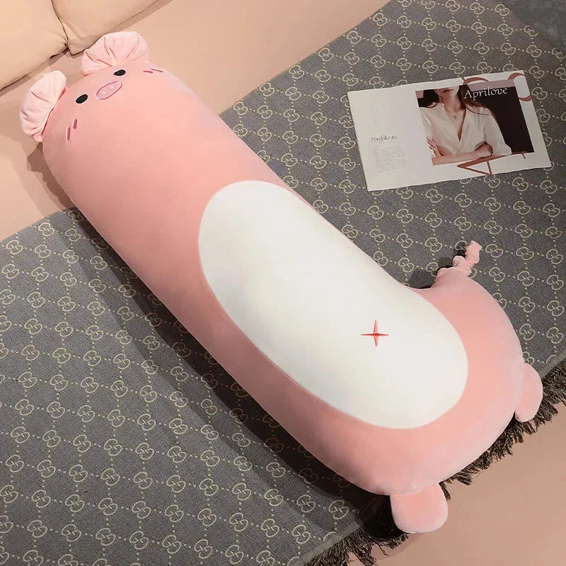 Long Penguin Shiba Pig Zebra Snuggle Buddy Plushies