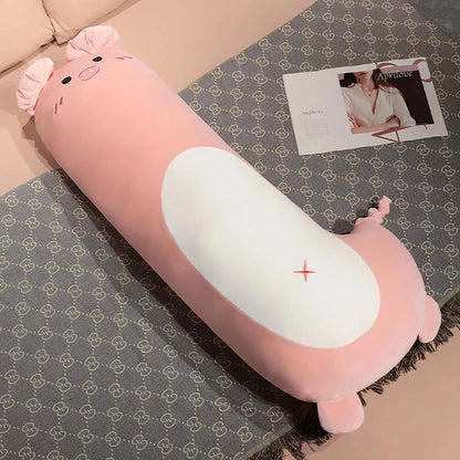 Long Penguin Shiba Pig Zebra Snuggle Buddy Plushies