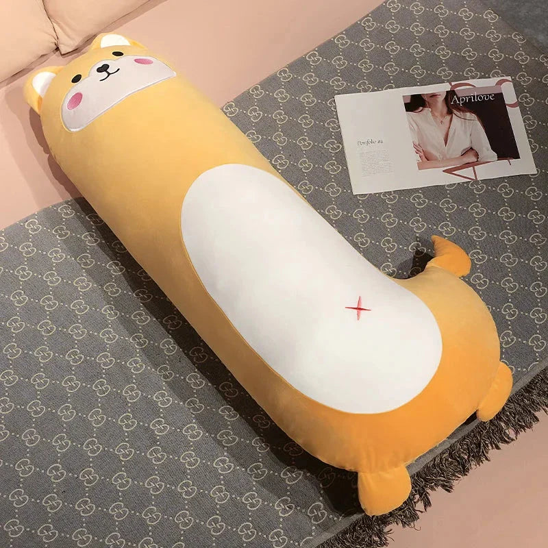 Long Penguin Shiba Pig Zebra Snuggle Buddy Plushies