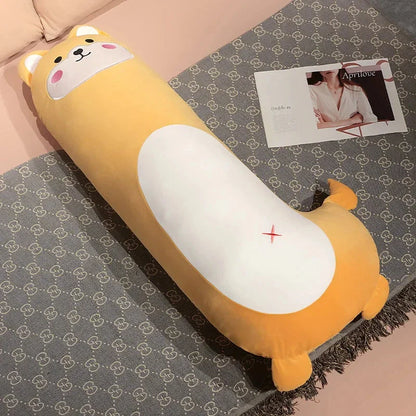 Long Penguin Shiba Pig Zebra Snuggle Buddy Plushies