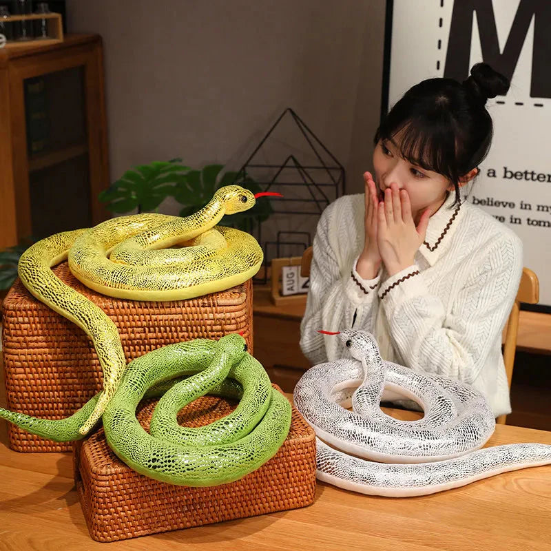 Long Shiny Snake Plushies