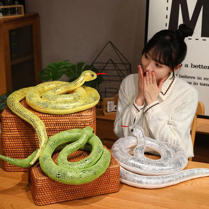 Long Shiny Snake Plushies