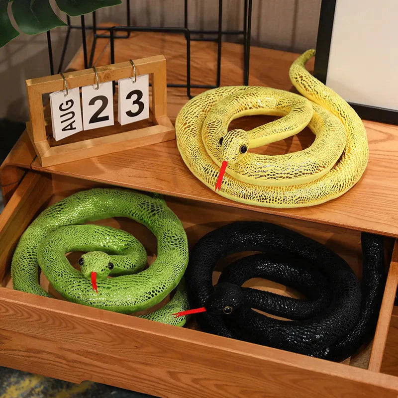 Long Shiny Snake Plushies