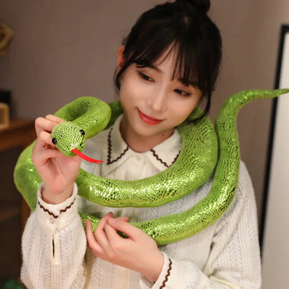 Long Shiny Snake Plushies