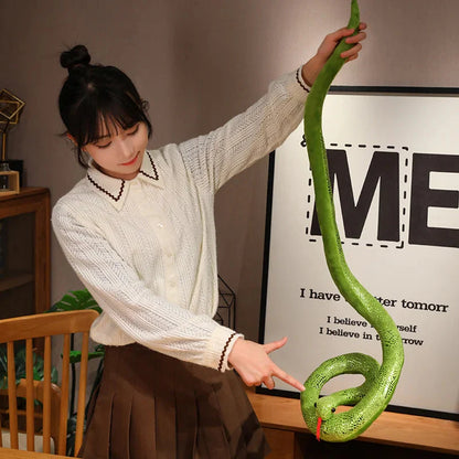 Long Shiny Snake Plushies